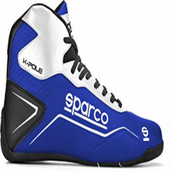 Sparco K-POLE Racing Ankle Boots Blue/White