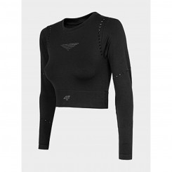 Women’s Short Sleeve T-Shirt PURE FORCE H4Z22 TSDLF010  4F Black