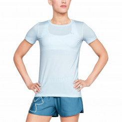 Женская футболка с коротким рукавом Under Armour HeatGear Голубая