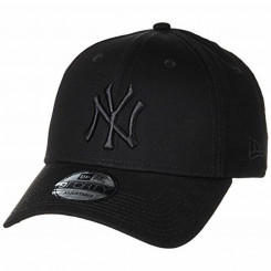 Спортивная кепка New Era (один размер) Черная полиэстер