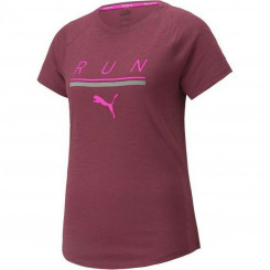 Naiste lühikeste varrukatega T-särk Puma Run 5K logoga