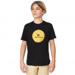 Детская футболка с коротким рукавом Rip Curl Corp Icon B, черная