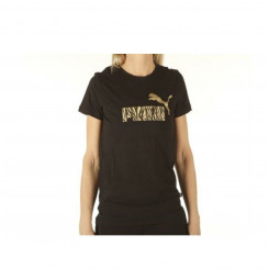 Women’s Short Sleeve T-Shirt Puma Graphic W Black