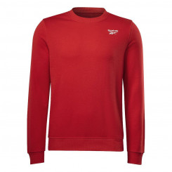 Men’s Sweatshirt without Hood Reebok RI FT LEFT CHEST IL4041  Red