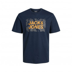 Men’s Short Sleeve T-Shirt Jack & Jones TEE SS CREW NECK FST 12232356  Navy Blue