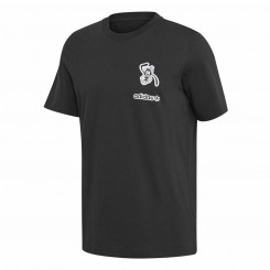 Men’s Short Sleeve T-Shirt Adidas Goofy Black