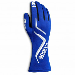 Мужские перчатки для вождения Sparco LAND синие, размер 9