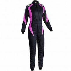 Racing jumpsuit OMP FIRST ELLE Pink/Black 40