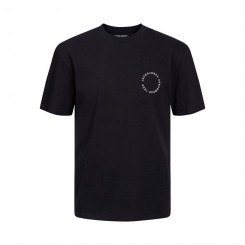 Men’s Short Sleeve T-Shirt Jack & Jones JJSUNSET TEE SS CREW NECK 12221013 Black