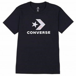 Женская футболка с коротким рукавом Converse Seasonal Star Chevron, черная