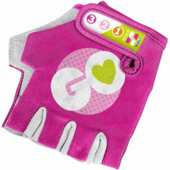 Cycling Gloves Stamp Pink Child unisex