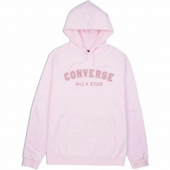 Unisex Hoodie Converse Classic Fit All Star Single Screen Roosa