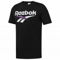 Men’s Short Sleeve T-Shirt Reebok Classic Vector Black