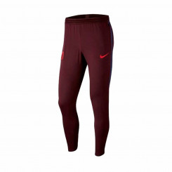 Футбольные тренировочные брюки для взрослых FC Barcelona Nike Dri-FIT Strike мужские темно-красные