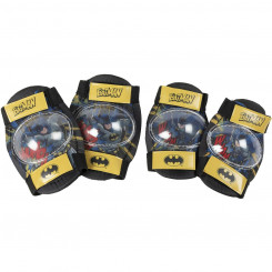 Комплект налокотников и наколенников Batman CZ10957 Черный/Желтый