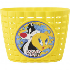 Children's Bike Basket Looney Tunes CZ10960 Yellow