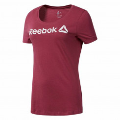 Женская футболка с коротким рукавом Reebok Linear ярко-розовая