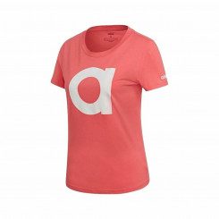 Женская футболка с коротким рукавом Adidas Essentials Светло-розовая