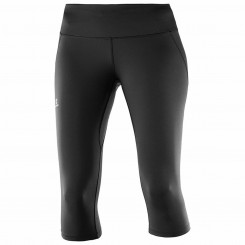 Sport leggings for Women Salomon Agile Mid Tight Black