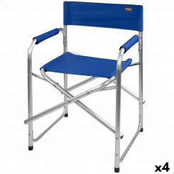 Складное походное кресло Aktive Blue 56 x 78 x 49 см (4 шт.)