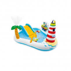 Inflatable Paddling Pool for Children Intex Sailor Playground 218 x 99 x 188 cm