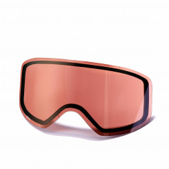 Лыжные очки Hawkers с большими линзами, серебристо-оранжевые