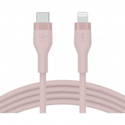 USB-C ja välgukaabel Belkin CAA009BT2MPK 2 m roosa
