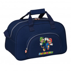 Sports bag Super Mario 40 x 24 x 23 cm Navy Blue