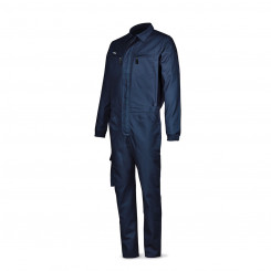 Jumpsuit The Safety Company Navy Blue 100% puuvill