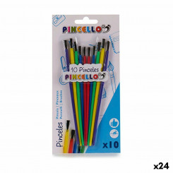 Paintbrushes Multicolour Set Plastic (24 Units)