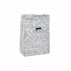 Lunchbox DKD Home Decor Thermal 20 x 10 x 28 cm Black White