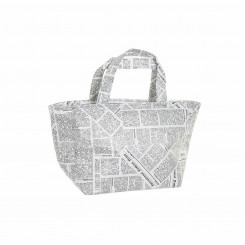 Lunchbox DKD Home Decor Thermal 23 x 14,5 x 20 cm must valge