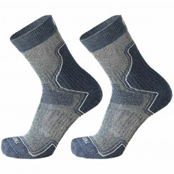 Sports Socks Mico Trail Navy Blue Grey Men