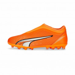 Childrens Football Boots Puma Ultra Match Ll Mg Orange Men