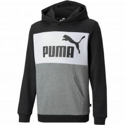 Детская толстовка Puma Essential Colorblock Black