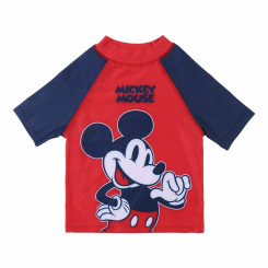 Bathing T-shirt Mickey Mouse Red