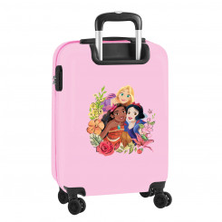Cabin suitcase Princesses Disney Pink 20'' 34,5 x 55 x 20 cm