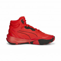 Basketball Shoes for Adults Puma Playmaker Pro Mid Red