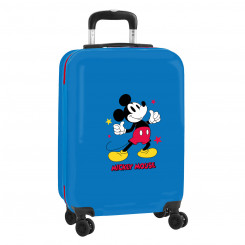 Чемодан для ручной клади Mickey Mouse Only One Navy Blue 20 дюймов 34,5 x 55 x 20 см