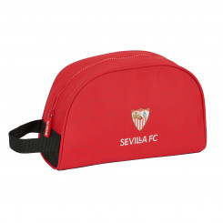 Дорожный косметичка Sevilla Fútbol Club Черный Красный Полиэстер 600D 28 x 18 x 10 см