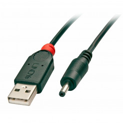 USB kaabel LINDY 70265 1,5 m Must
