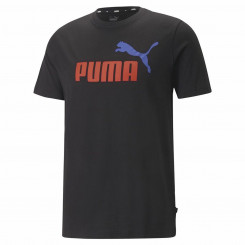T-särk Puma Essentials + 2 Col Logo Black Men