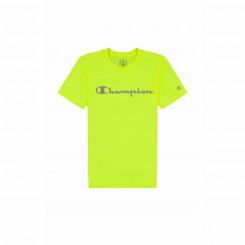 T-shirt Champion Crewneck Lime green Men