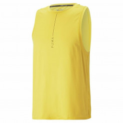 Men's Sleeveless T-shirt Puma Studio Yogini Lite Yellow