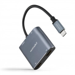 Адаптер USB C — HDMI NANOCABLE 10.16.4305 4K Ultra HD Серый 15 см