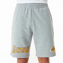 Спортивные шорты New Era LA Lakers Серые мужские
