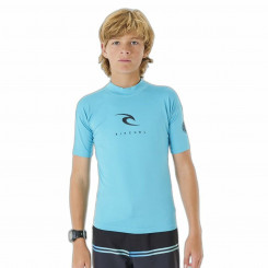 Laste lühikeste varrukatega T-särk Rip Curl Corps L/S Rash Vest Blue Lycra Surf