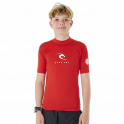 Детская футболка с короткими рукавами Rip Curl Corps L/S Rash Vest Red Lycra Surf