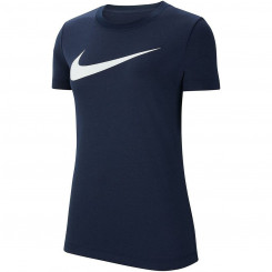 Women’s Short Sleeve T-Shirt DF PARK20 SS TEE CW6967 Nike Navy Blue