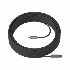 USB A to USB C Cable Logitech 939-001799 10 m Black